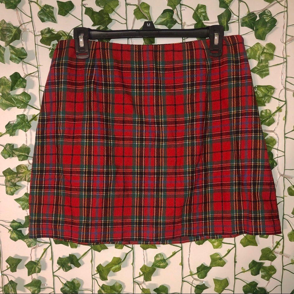 Vintage Plaid Skirt